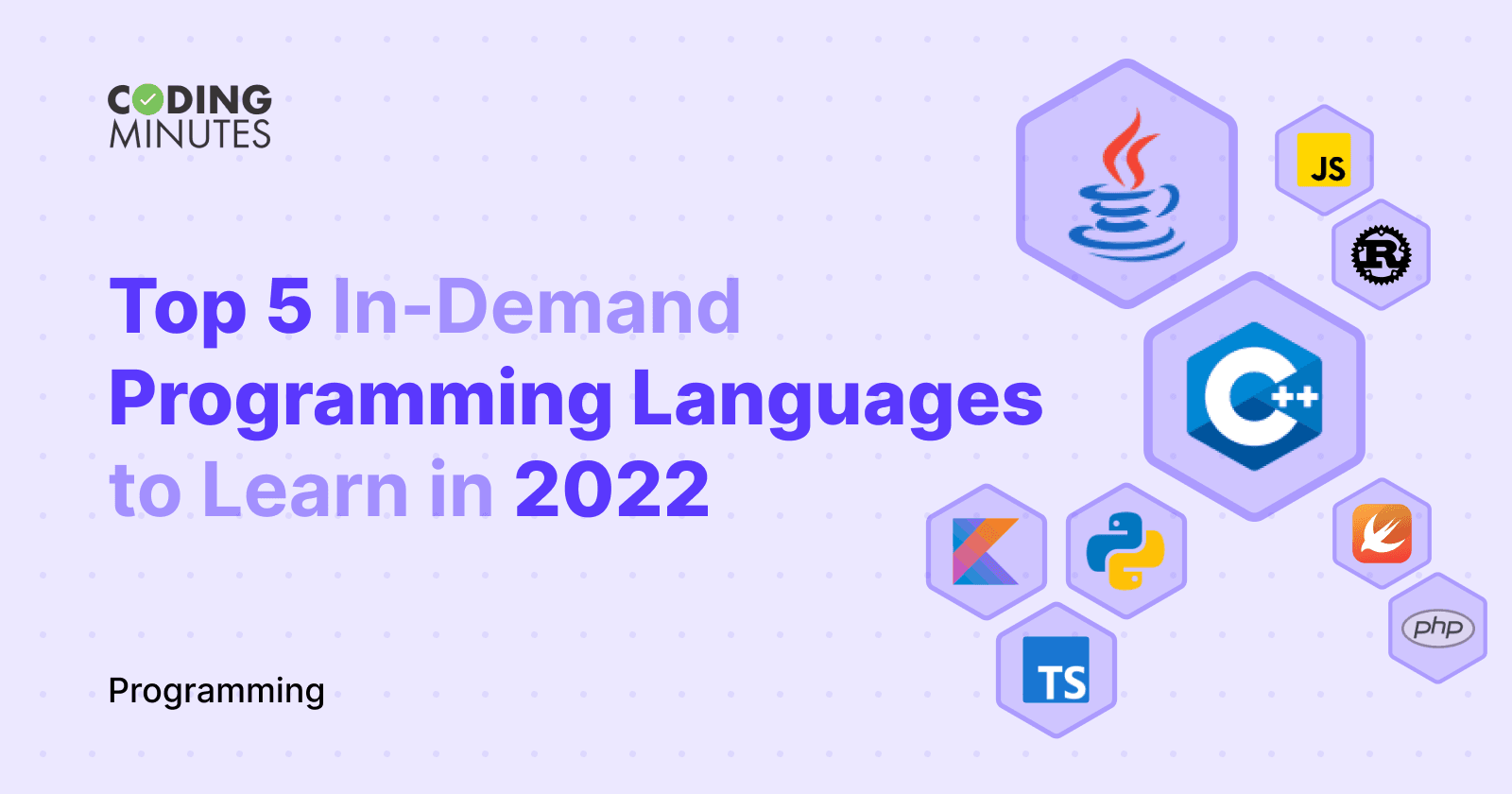Top 5 in-demand Programming Languages to learn in 2022